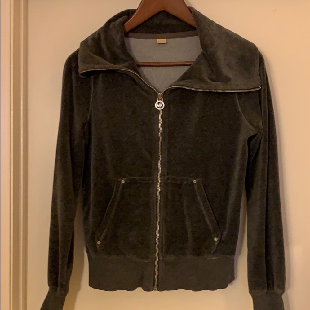Michael Kors Velour Track Velvet Jacket